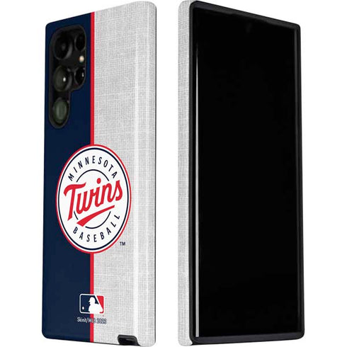 MLB Minnesota Twins Split Galaxy S22 Ultra Pro Case