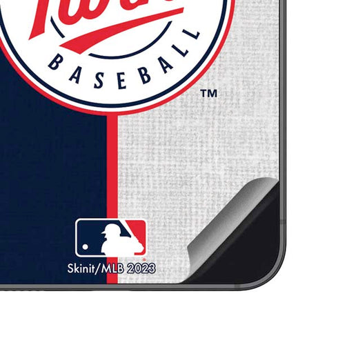 MLB Minnesota Twins Split Galaxy S23 FE Skin