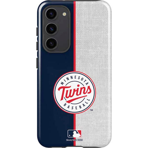 MLB Minnesota Twins Split Galaxy S23 Plus Pro Case