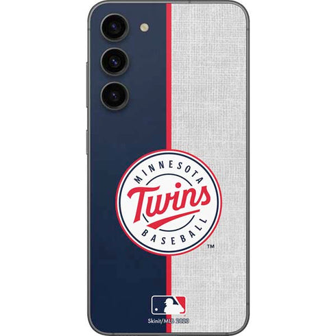 MLB Minnesota Twins Split Galaxy S23 Plus Skin