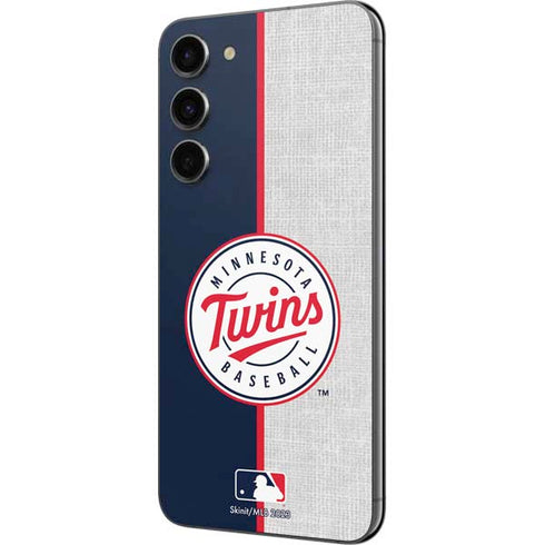 MLB Minnesota Twins Split Galaxy S23 Plus Skin
