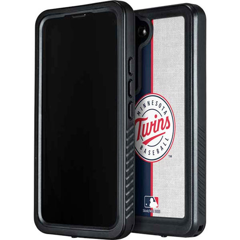 MLB Minnesota Twins Split Galaxy S23 Plus Waterproof Case