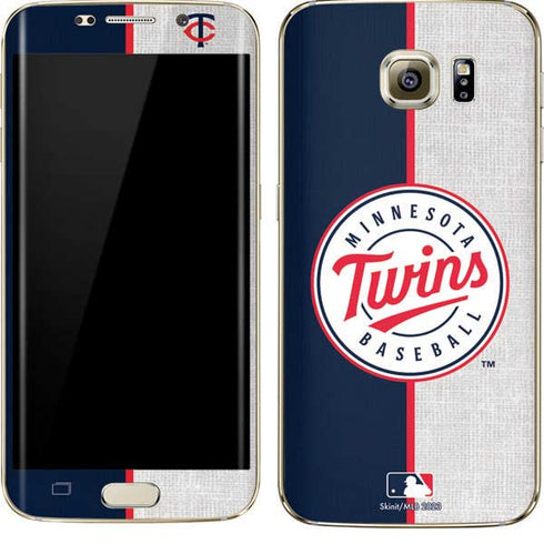 MLB Minnesota Twins Split Galaxy S7 Edge Skin