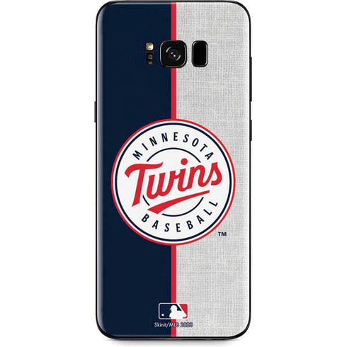 MLB Minnesota Twins Split Galaxy S8 Plus Skin