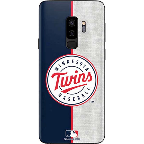 MLB Minnesota Twins Split Galaxy S9 Plus Skin
