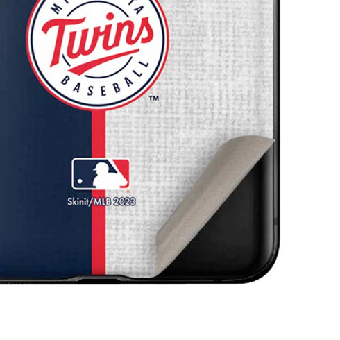 MLB Minnesota Twins Split Galaxy Z Flip Skin