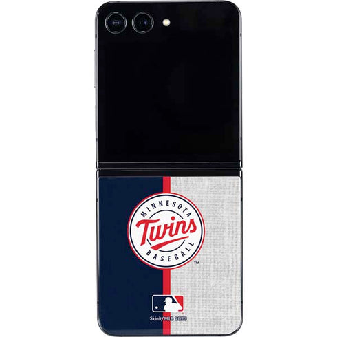 MLB Minnesota Twins Split Galaxy Z Flip5 5G Skin