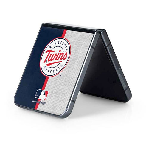 MLB Minnesota Twins Split Galaxy Z Flip5 5G Skin