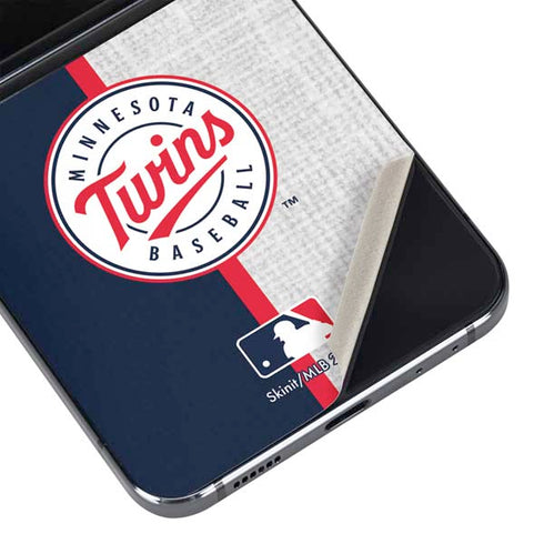 MLB Minnesota Twins Split Galaxy Z Flip5 5G Skin