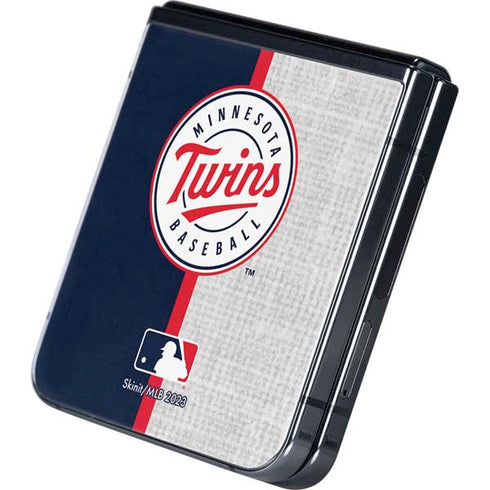 MLB Minnesota Twins Split Galaxy Z Flip5 5G Skin