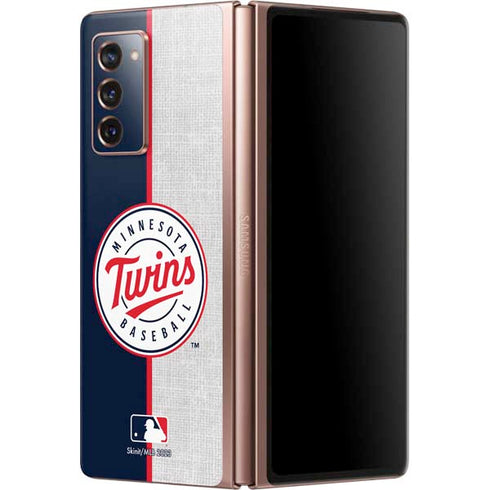 MLB Minnesota Twins Split Galaxy Z Fold2 5G Skin