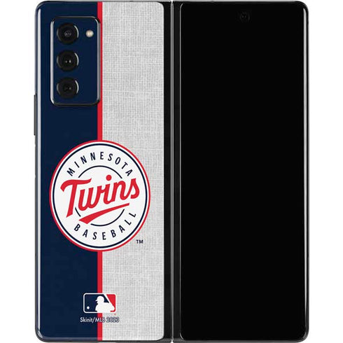 MLB Minnesota Twins Split Galaxy Z Fold2 5G Skin