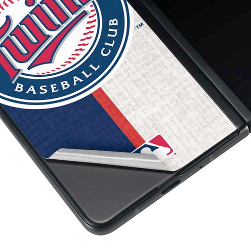 MLB Minnesota Twins Split Galaxy Z Fold3 5G Skin