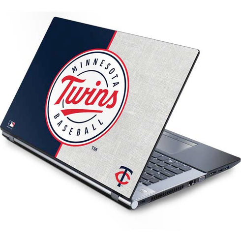 MLB Minnesota Twins Split Generic Laptop Skin