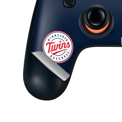 MLB Minnesota Twins Split Google Stadia Controller Skin