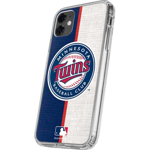 MLB Minnesota Twins Split iPhone 11 Clear Case