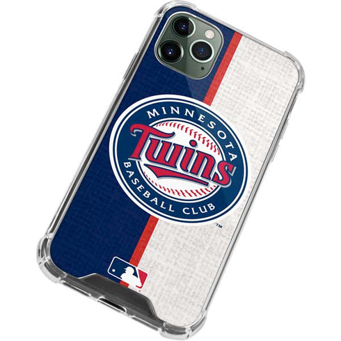 MLB Minnesota Twins Split iPhone 11 Pro Max Clear Case