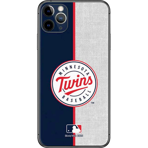 MLB Minnesota Twins Split iPhone 11 Pro Max Skin