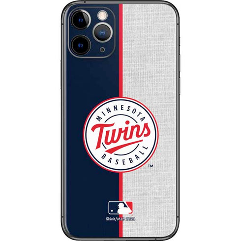 MLB Minnesota Twins Split iPhone 11 Pro Skin
