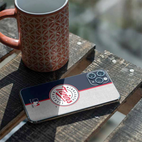 MLB Minnesota Twins Split iPhone 11 Pro Skin