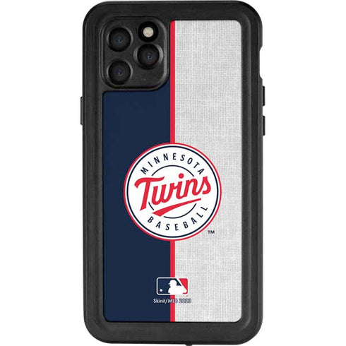 MLB Minnesota Twins Split iPhone 11 Pro Waterproof Case