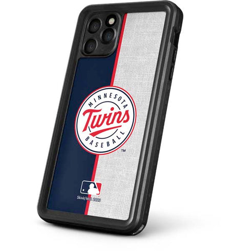 MLB Minnesota Twins Split iPhone 11 Pro Waterproof Case