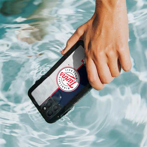 MLB Minnesota Twins Split iPhone 11 Pro Waterproof Case