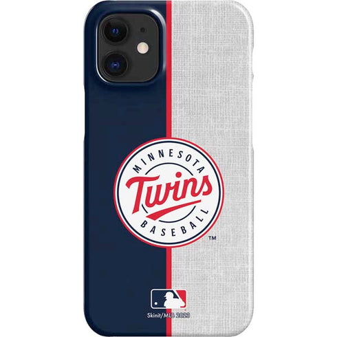 MLB Minnesota Twins Split iPhone 12 Mini Lite Case