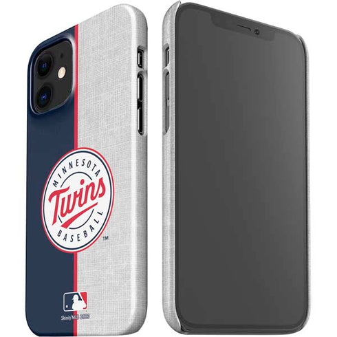 MLB Minnesota Twins Split iPhone 12 Mini Lite Case