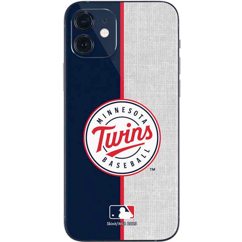 MLB Minnesota Twins Split iPhone 12 Mini Skin