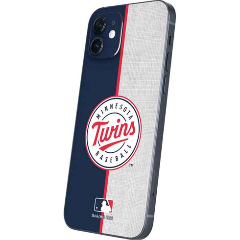 MLB Minnesota Twins Split iPhone 12 Mini Skin