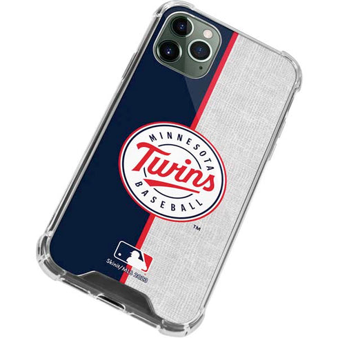 MLB Minnesota Twins Split iPhone 12 Pro Clear Case