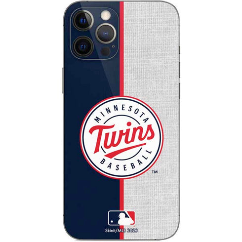 MLB Minnesota Twins Split iPhone 12 Pro Max Skin