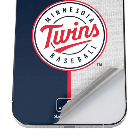 MLB Minnesota Twins Split iPhone 12 Pro Skin