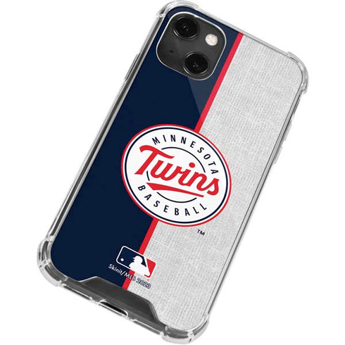MLB Minnesota Twins Split iPhone 13 Mini Clear Case