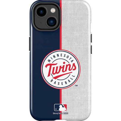 MLB Minnesota Twins Split iPhone 15 Plus Impact Case