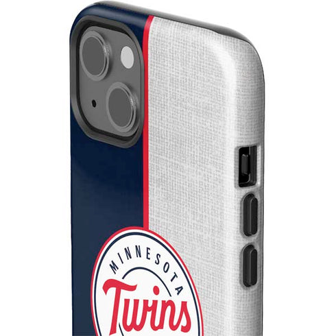 MLB Minnesota Twins Split iPhone 15 Plus Impact Case