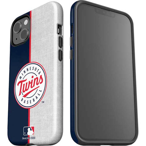 MLB Minnesota Twins Split iPhone 15 Plus Impact Case