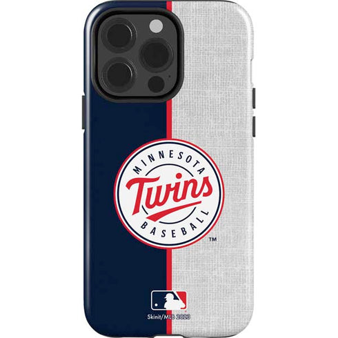 MLB Minnesota Twins Split iPhone 15 Pro Impact Case