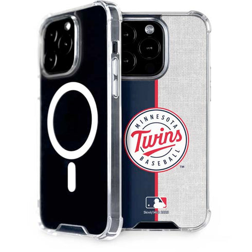 MLB Minnesota Twins Split iPhone 14 Pro MagSafe Case