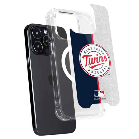 MLB Minnesota Twins Split iPhone 15 Pro MagSafe Case