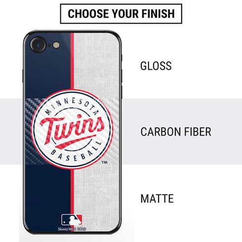 MLB Minnesota Twins Split iPhone SE (2nd & 3rd Gen) Skin