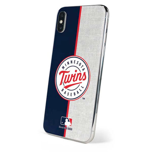 MLB Minnesota Twins Split iPhone X Skin