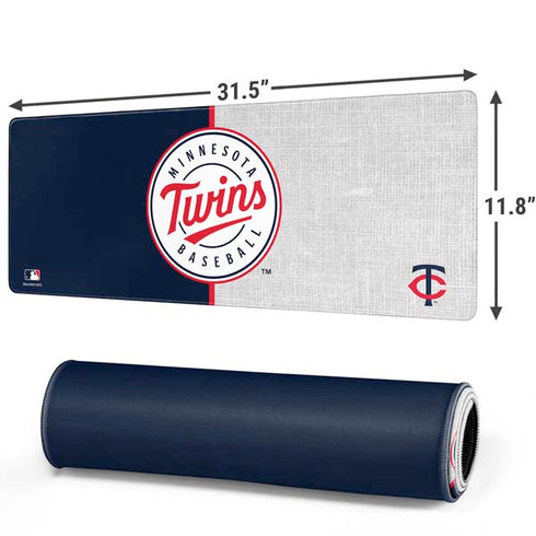 MLB Minnesota Twins Split Gaming Mouse Pad