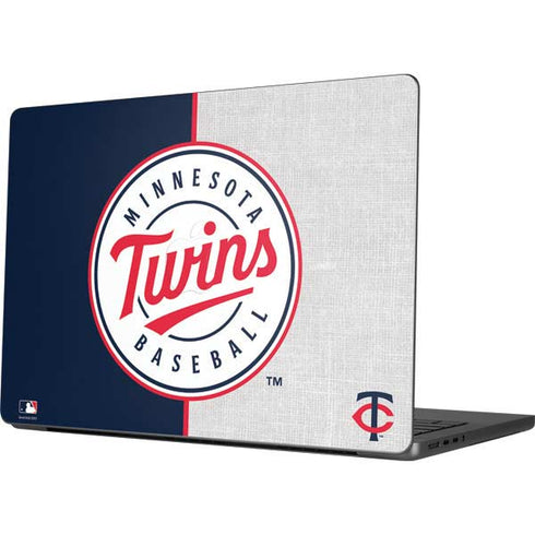 MLB Minnesota Twins Split MacBook Pro 14in (2021-24) Skin