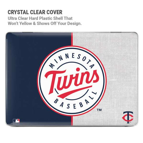 MLB Minnesota Twins Split MacBook Pro 16in (2021-25) Case plus Skin