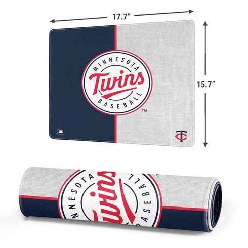 MLB Minnesota Twins Split Gaming Mouse Pad