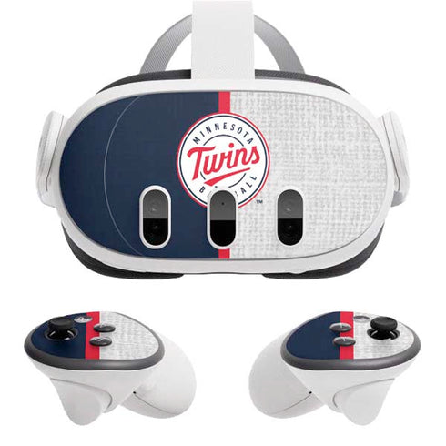 MLB Minnesota Twins Split Meta Quest 3 Skin