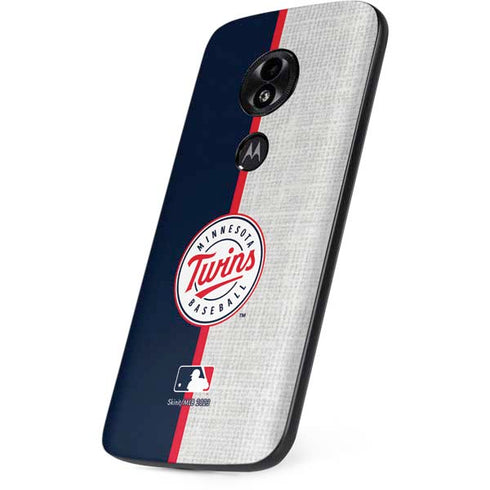 MLB Minnesota Twins Split Moto E5 Play Skin