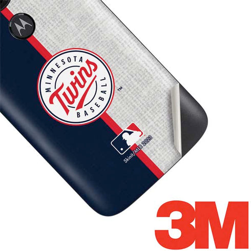 MLB Minnesota Twins Split Moto E5 Play Skin